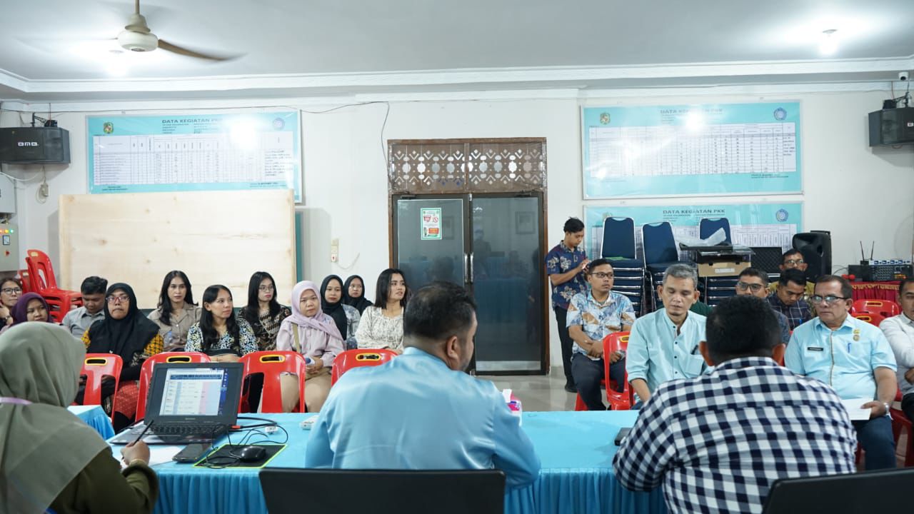 RAPAT EVALUASI KINERJA TAHUN 2024 KECAMATAN MEDAN PERJUANGAN